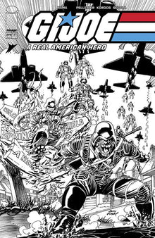 Gi Joe A Real American Hero #308 B Andy Kubert B&W Variant (07/17/2024) Image