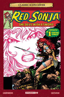 Red Sonja 2023 #12 G 1:10 Frank Brunner Icon Variant (07/17/2024) Dynamite