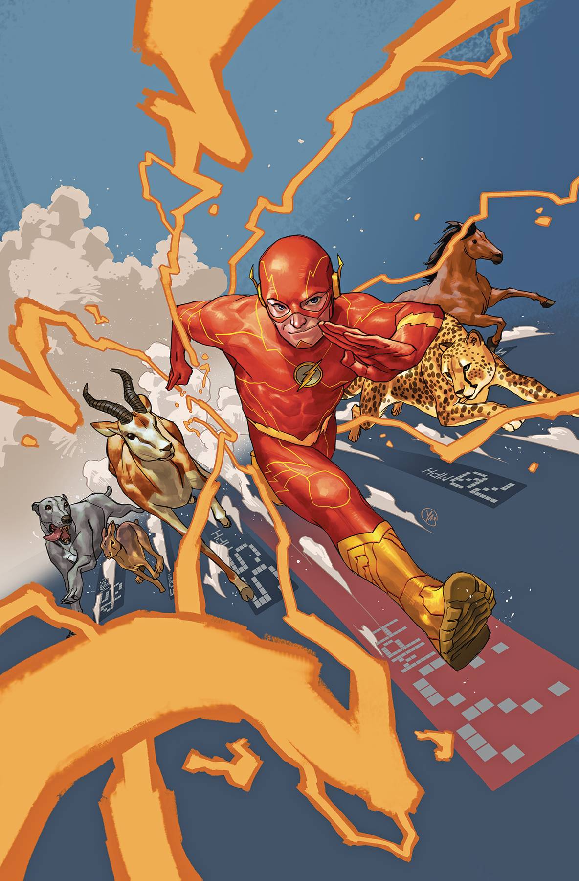 FLASH #77 B Yasmine Putri CARD STOCK Variant Year Of The Villain DARK GIFTS (08/28/2019) DC