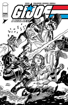 Gi Joe A Real American Hero #310 B Andy Kubert B&W Variant (09/18/2024) Image