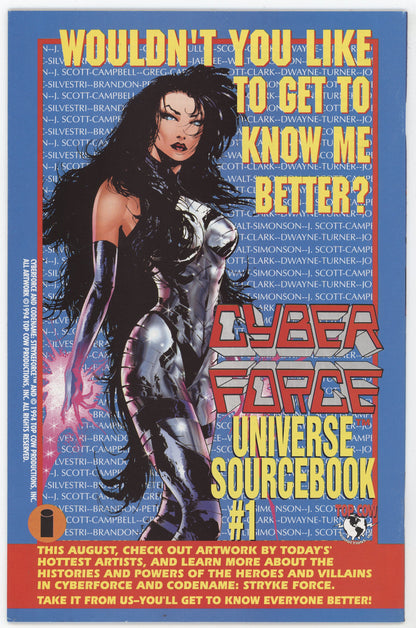 Cyberforce 5 Image 1994 NM- 9.2 Signed 3x Marc Silvestri David Wohl Dennis Heisler