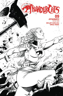 Thundercats #9 J 1:10 Declan Shalvey Line Art Variant (10/30/2024) Dynamite