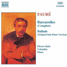 the album cover for Pierre-Alain Volondat - Barcarolles