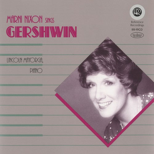 the album cover for Marni Nixon & Lincoln Mayorga - Marni Nixon Sings Gershwin