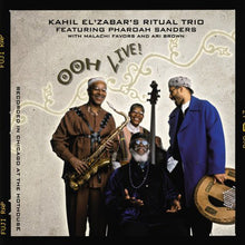 the album cover for Kahil Elzabar Ritual Trio - Ooh Live