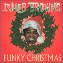 the album cover for James Brown - Funky Christmas
