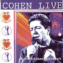 the album cover for Leonard Cohen - Cohen Live