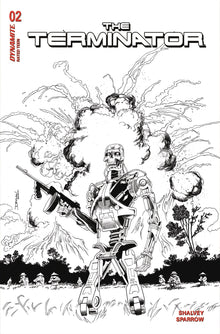 Terminator #2 K 1:20 Declan Shalvey Line Art Variant (11/13/2024) Dynamite