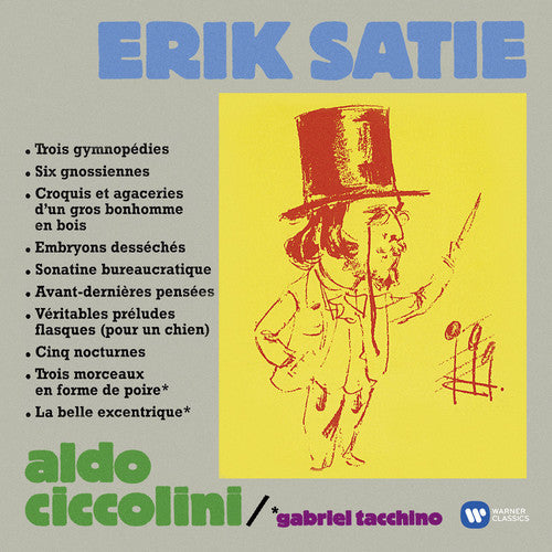 the album cover for Aldo Ciccolini - Works for Piano