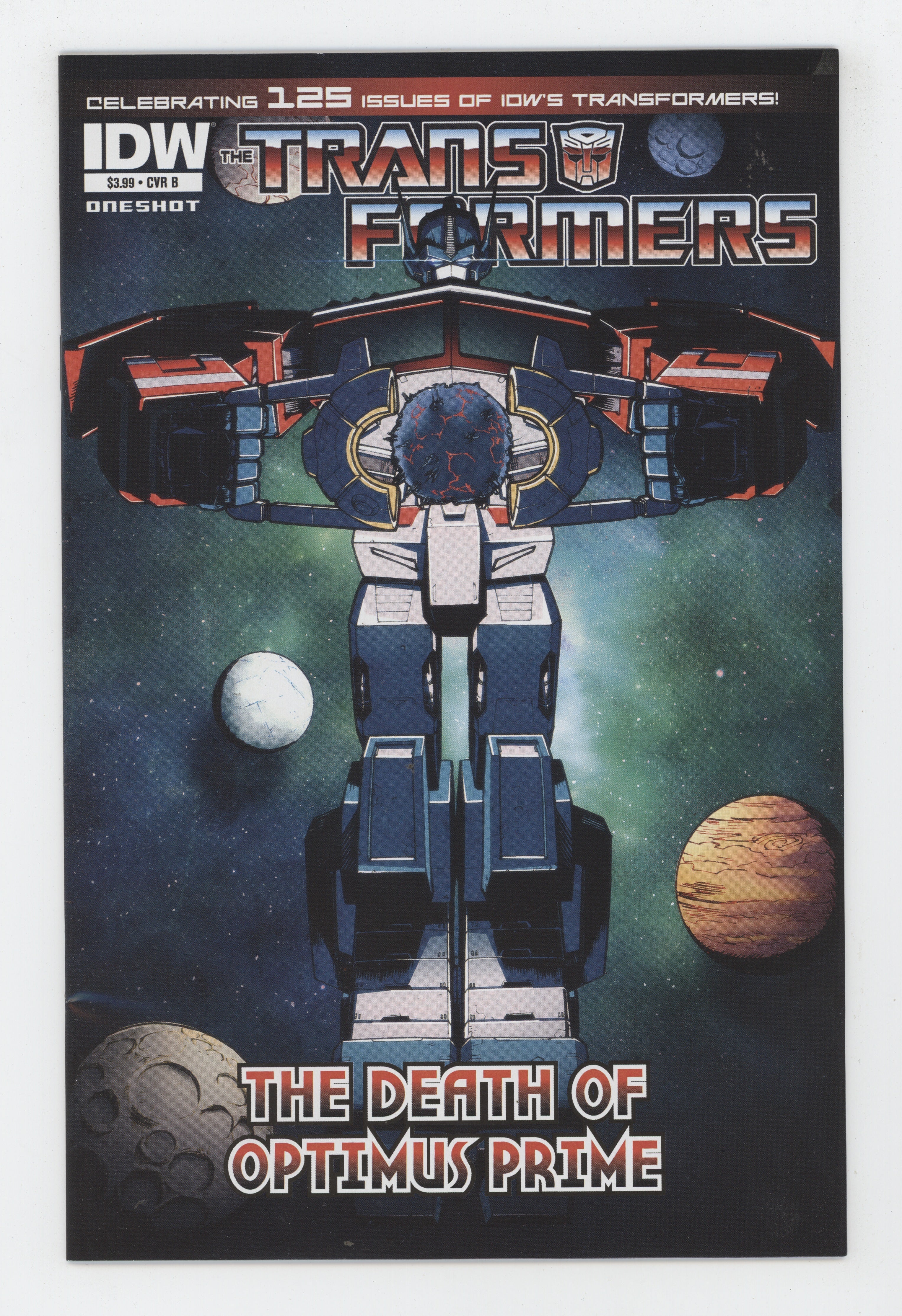 Transformers Death of Optimus Prime 1 B IDW 2011 1:5 Nick Roche Variant