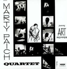 the album cover for Marty Paich - Featuring Art Pepper