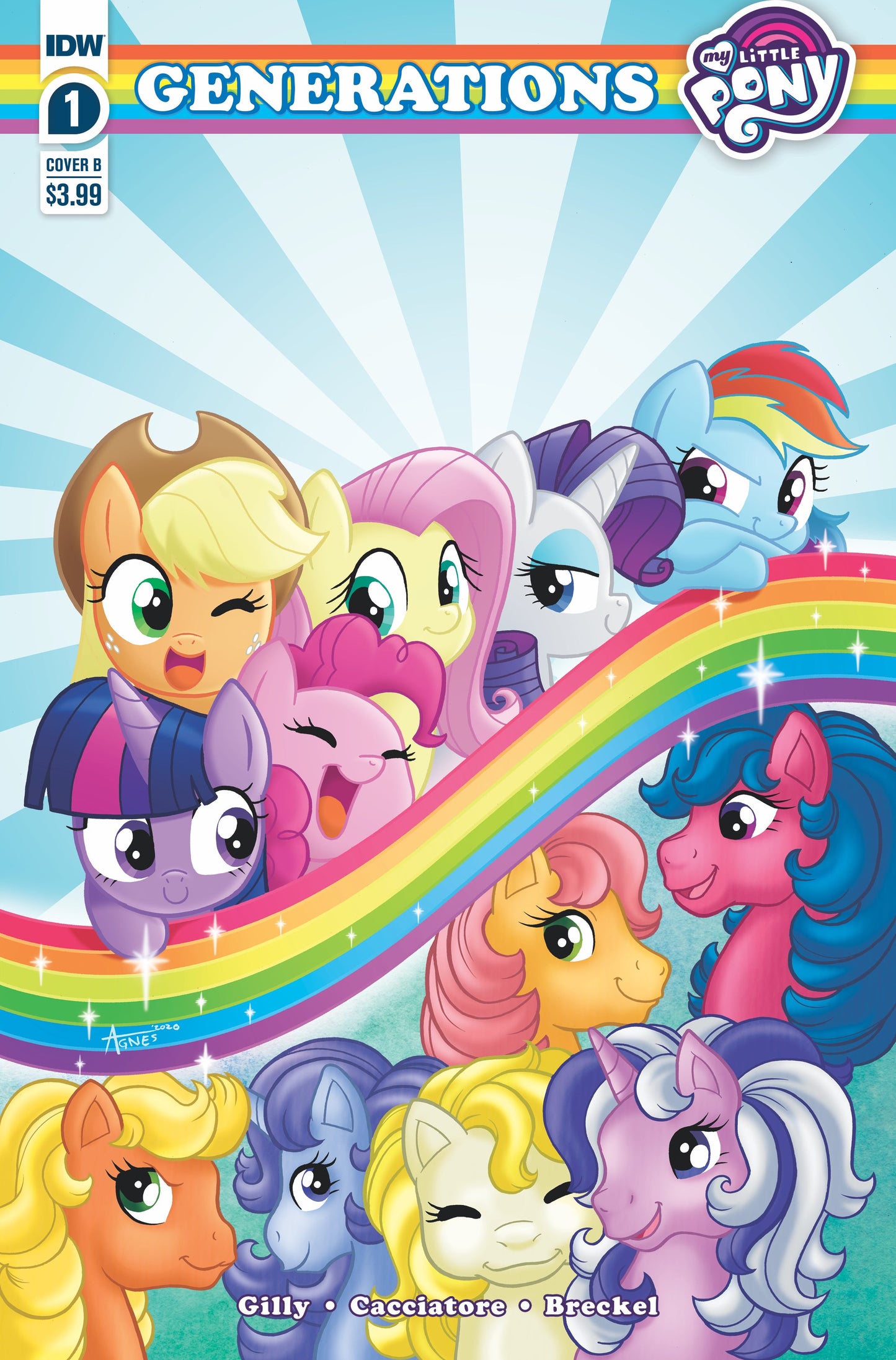 My Little Pony Generations #1 B Agnes Garbowska Variant (C: 1-0-0) (10/20/2021) Idw