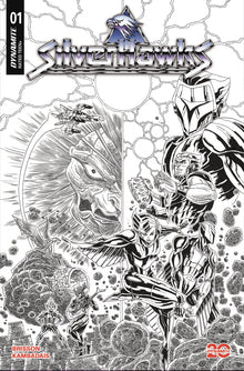Silverhawks #1 Za 1:30 James Stokoe Line Art Variant (01/29/2025) Dynamite