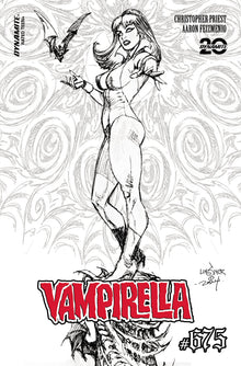 Vampirella #675 J 1:15 Joseph Michael Linsner Line Art Variant (02/26/2025) Dynamite