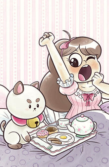 BEE AND PUPPYCAT #7 BOOM 2014 GENEVA HODGSON VIRGIN VARIANT DONUT