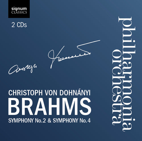 the album cover for Christoph Von Dohnanyi - Symphony No. 2 / Symphony No. 4