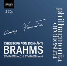 the album cover for Christoph Von Dohnanyi - Symphony No. 2 / Symphony No. 4