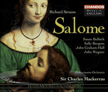the album cover for Susan Bullock - Salome
