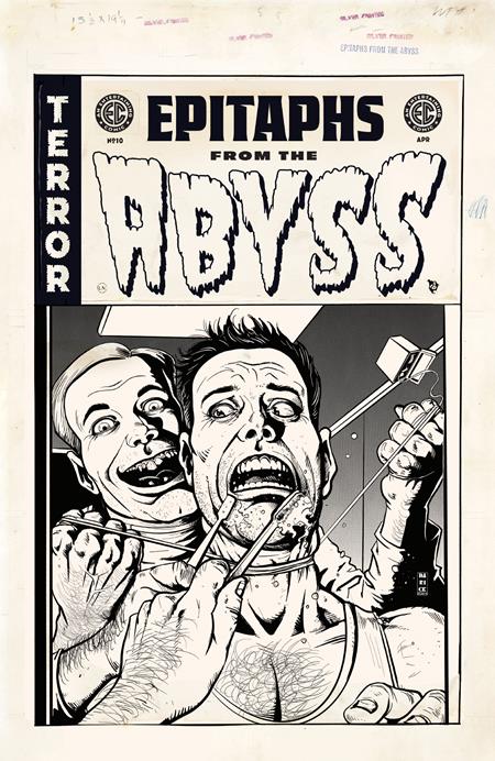 Ec Epitaphs From The Abyss #10 (Of 12) D 1:20 B&W Variant (04/16/2025) Oni