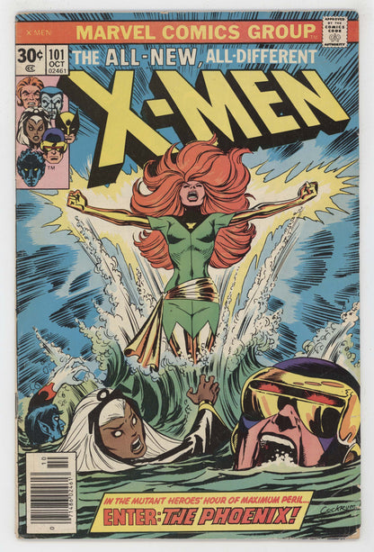 Uncanny X-Men 101 Marvel 1976 VG 1st Phoenix Black Tom Cassidy