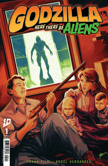 Godzilla Here There Be Aliens #1 B Angel Hernandez (05/14/2025) Idw
