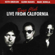 the album cover for Keith Emerson - Boys Club-Live From L.A. [Import]