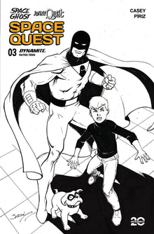 Space Ghost Jonny Quest Space Quest #3 L 1:15 Mark Bagley Line Art Virgin (07/30/2025) Dynamite