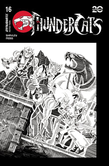 Thundercats #16 T 1:20 Tmnt Homage Ken Haeser Line Art (05/21/2025) Dynamite