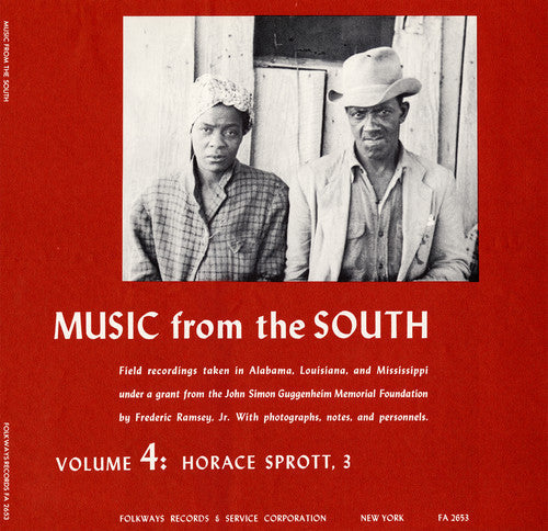 Horace Sprott - Music from the South Vol. 4: Horace Sprott 3 Music CD