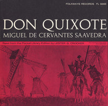 Lester G. Crocker - Don Quixote: By Miguel de Cervantes Saavedra Music CD