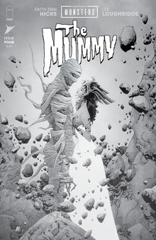 Universal Monsters The Mummy #4 (Of 4) D 1:25 Jae Lee & June Chung Classic Horror B&W Variant (06/25/2025) Image