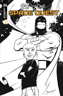 Space Ghost Jonny Quest Space Quest #4 J 1:10 Mark Bagley Line Art (08/20/2025) Dynamite