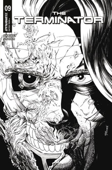 Terminator #9 F 1:10 Declan Shalvey Line Art (07/30/2025) Dynamite