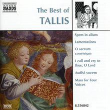 the album cover for Jeremy Summerly - Best of Tallis