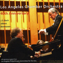 the album cover for Los Angeles Chamber Orchestra - 40th Anniversary Laco: Los Angeles Chamber Orchestra