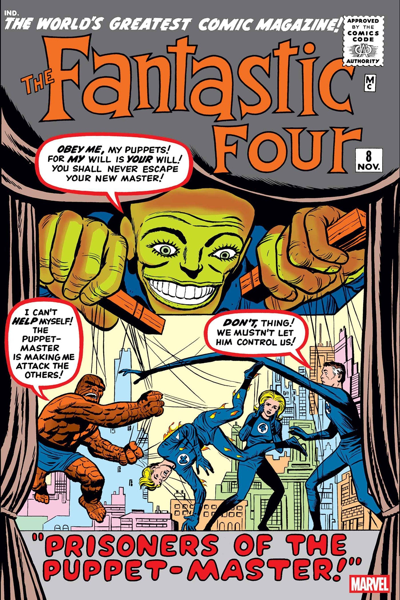 Fantastic Four #8 A Facsimile Edition Jack Kirby Stan Lee (08/13/2025) Marvel