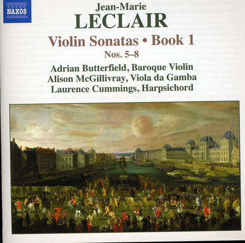 the album cover for Adrian Butterfield - Violin Sonatas Book 1 Nos 5-8