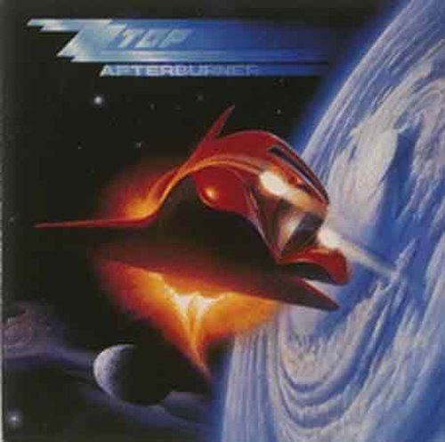 the album cover for ZZ Top - Afterburner