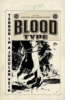 Ec Blood Type #3 (Of 4) D 1:20 Andrea Sorrentino B&W Artist Edition Variant (08/13/2025) Oni
