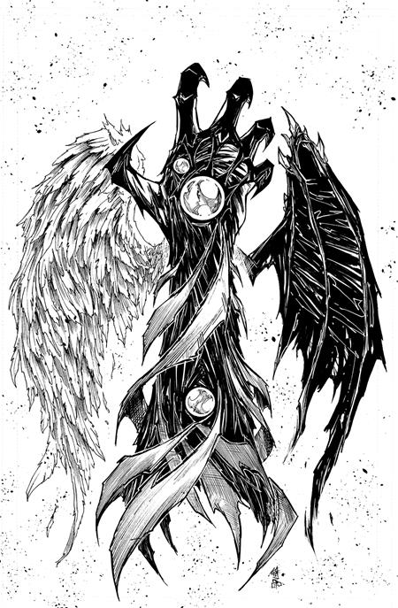 Witchblade #13 D 1:10 Giuseppe Cafaro B&W Virgin Variant (08/20/2025) Image