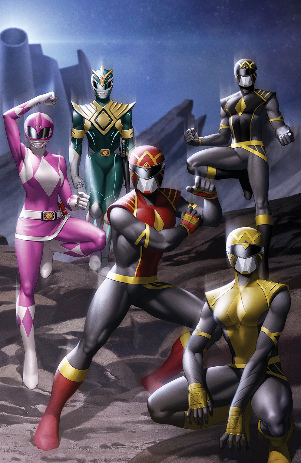 Power Rangers #1 C Jung Geun Yoon Variant (C: 1-0-0) (11/11/2020) Boom
