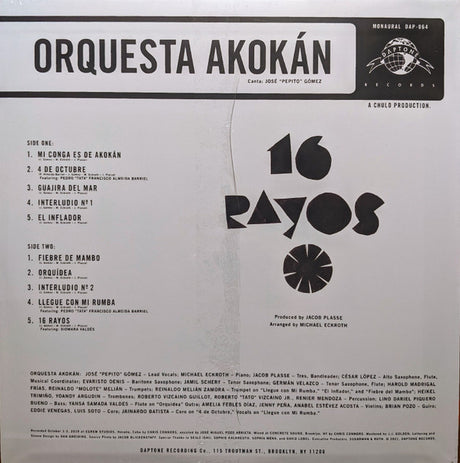 Orquesta Akokán 16 Rayos [Vinyl]