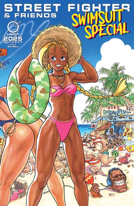 2025 Street Fighter & Friends Swimsuit Special #1 (One Shot) E 1:5 Kinu Nishimura Variant (10/01/2025) Udon