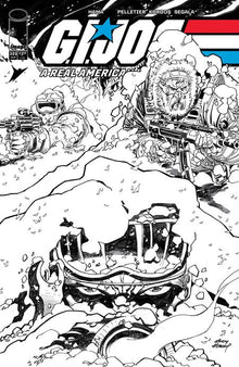 Gi Joe A Real American Hero #322 B Andy Kubert B&W Variant (11/12/2025) Image