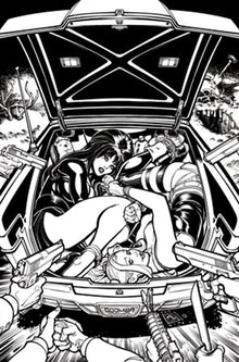 Harley Quinn X Elvira #2 O 1:15 Chad Hardin Line Art Virgin Variant (11/19/2025) Dynamite