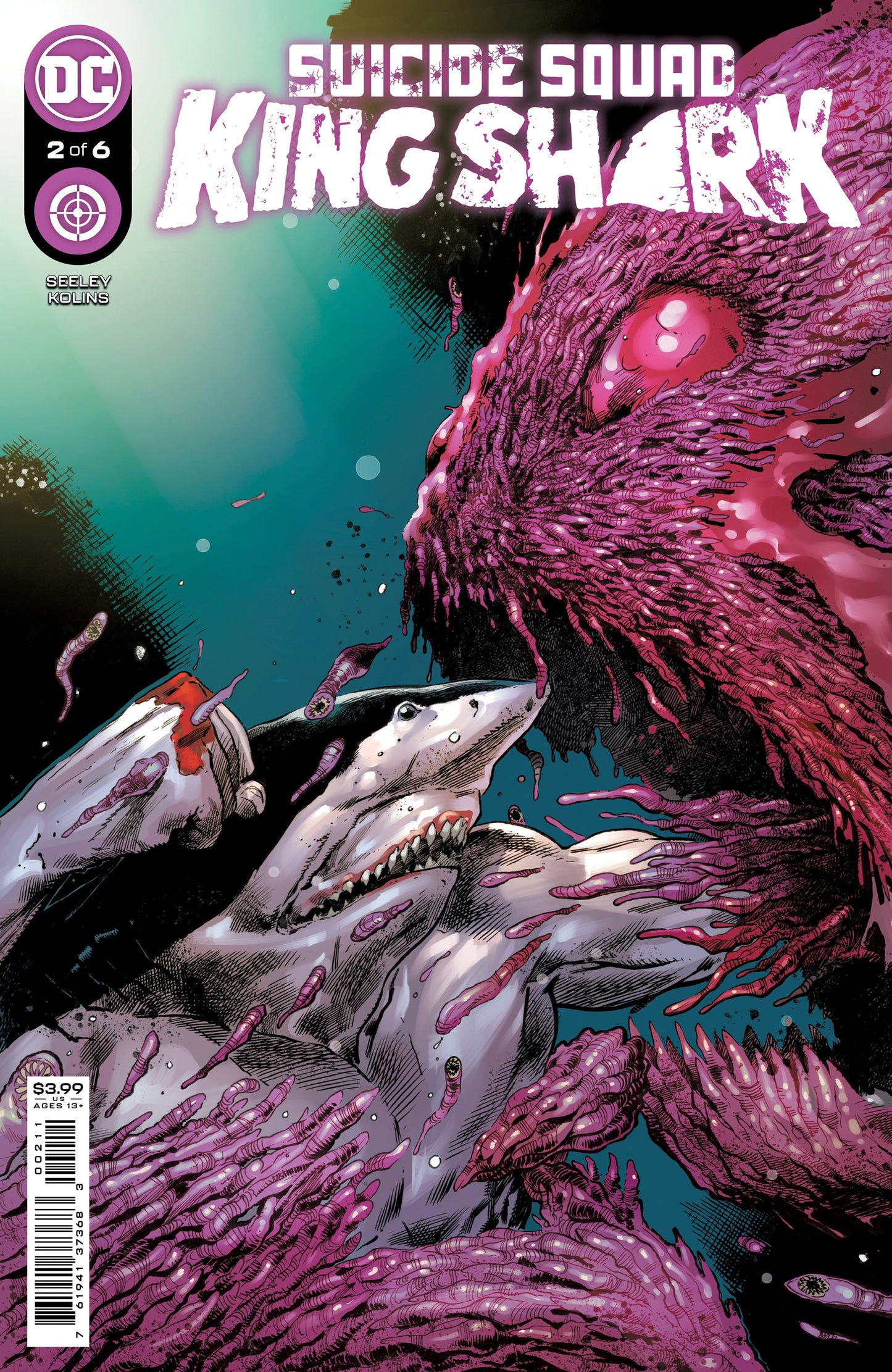 Suicide Squad King Shark #2 (Of 6) A Trevor Hairsine Tim Seeley (10/19/2021) Dc