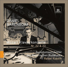 the album cover for W.A. Mozart - Piano Concertos No 22 & 23