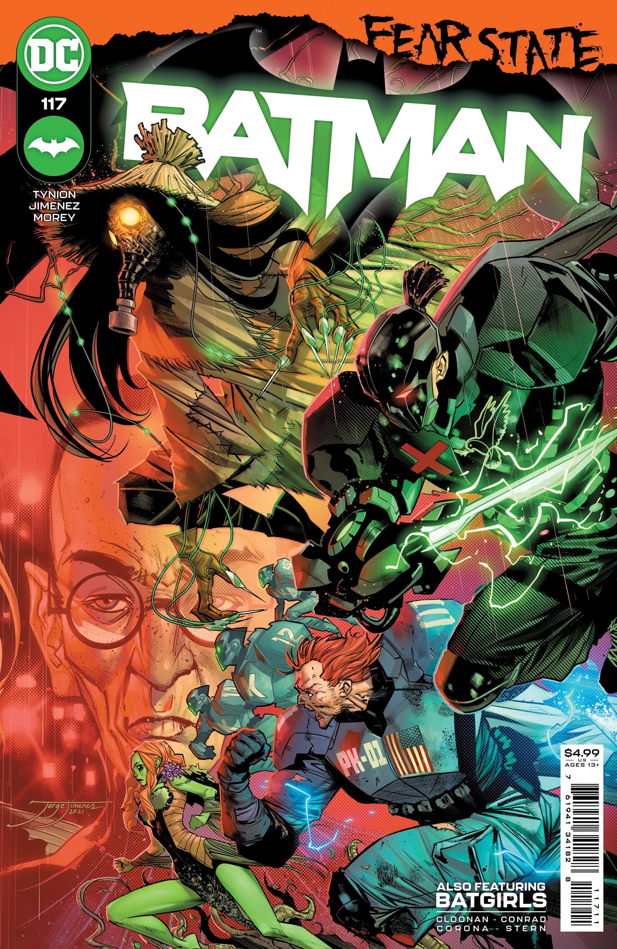 Batman #117 A Jorge Jimenez James Tynion IV (Fear State) (11/16/2021) Dc