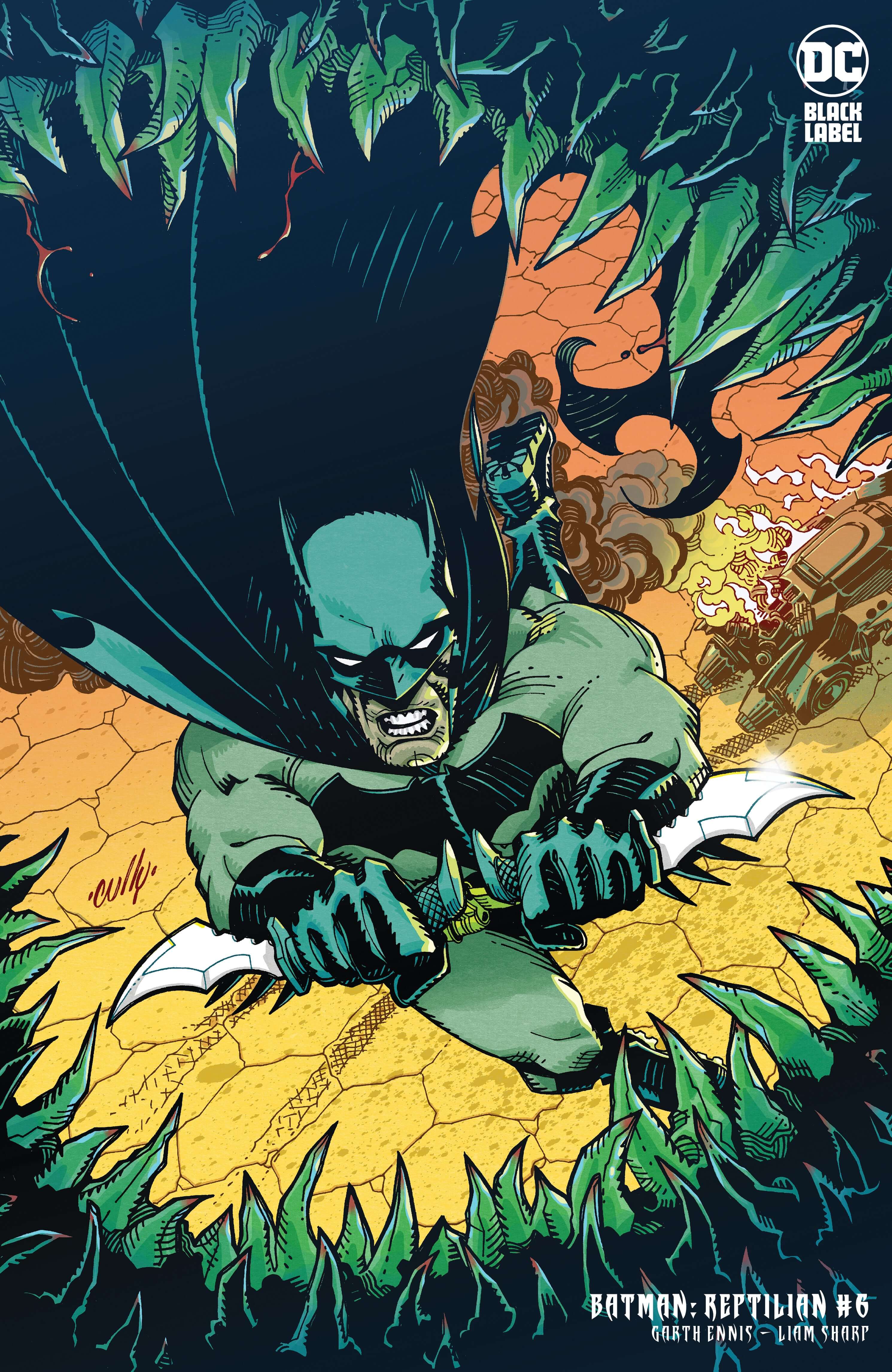 Batman Reptilian #6 (Of 6) B Cully Hamner Variant (Mr) (11/23/2021) Dc