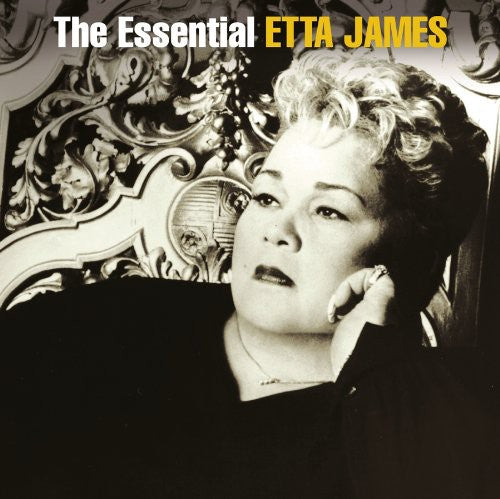 the album cover for American Bombshell - The Essential Etta James
